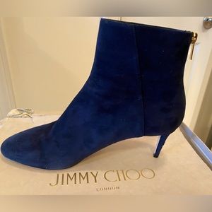 Jimmy Choo Suede Booties..Size 41.5